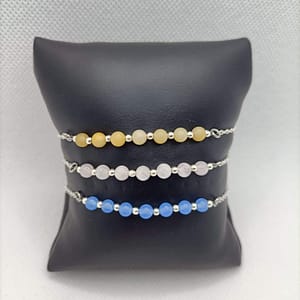 bracelet fin perles naturelles